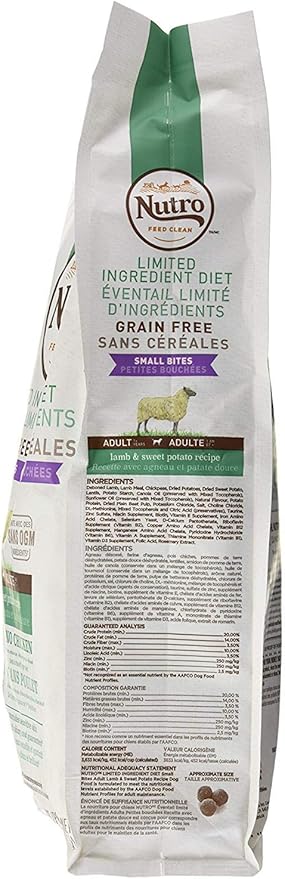 nutro grain free lamb