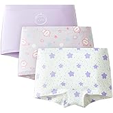 Balabala Girls Underwear Cotton Toddler Girls Panties Cute Comfortable Little Girl Underwear Pack Soft Breathable Boyshorts