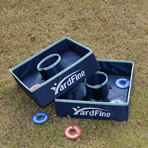 YardFine Washer Toss Game Set Includes 6 Washers with Carrying Case