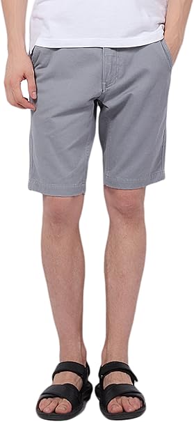 slim work shorts