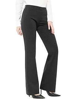 pull on flare dress pants