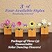 New Connectable Solar Dancing Flowers - Package of 3