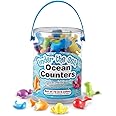 Learning Resources Under The Sea Ocean Counters - 72 Pieces, Ages 3+ Toddler Learning Toys, Counting Toys for Kids, Math Counters for Kids