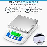 Adam Equipment CBX 3001 Compact Balance 3000g x 0.5g Scale Digital Lab Precision view 6