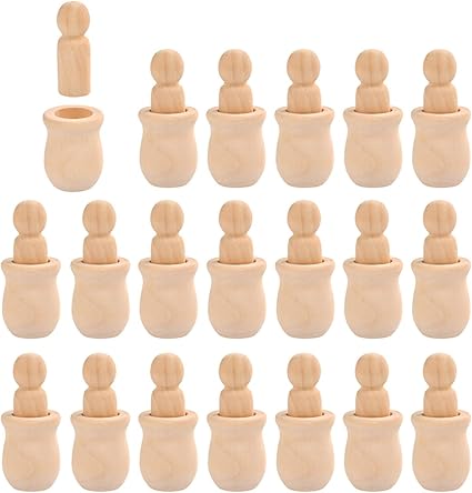 muñecas de madera para pintar