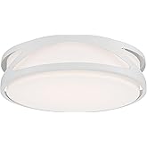 Access Lighting - HI Access 49990LEDD-WH/ACR Transitional LED Flush Mount from Lucia Collection in White Finish