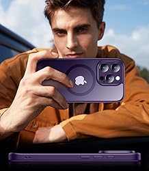 FATUOQIA Privacy Case for iPhone 15 Pro,Magnetic