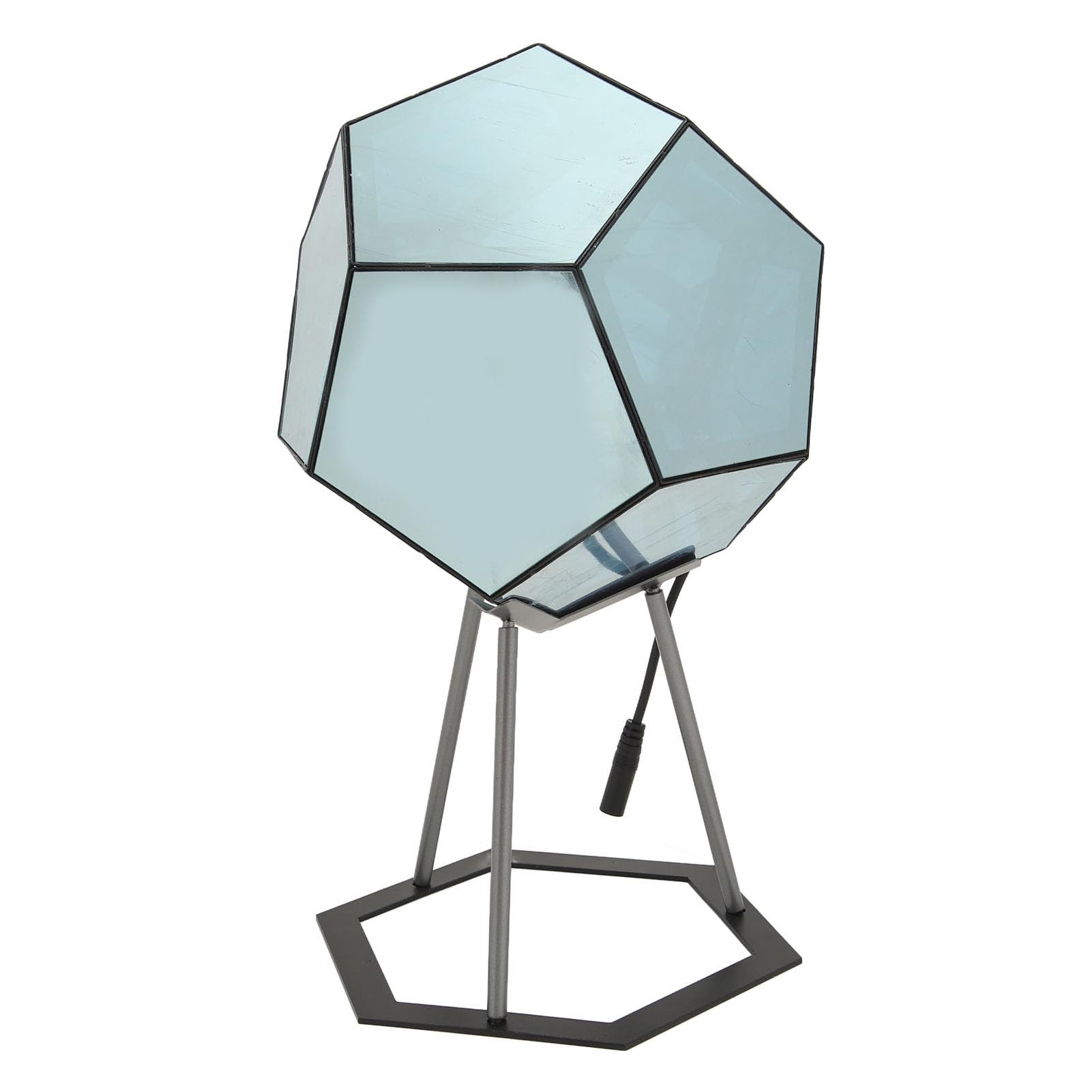 VBESTLIFE Dodecahedron Color Art Light, 3D Mirror LED Night Light Lamp with Remote Control, Creative Bedside Party Bar Decor Gift for Kids Room Decoration