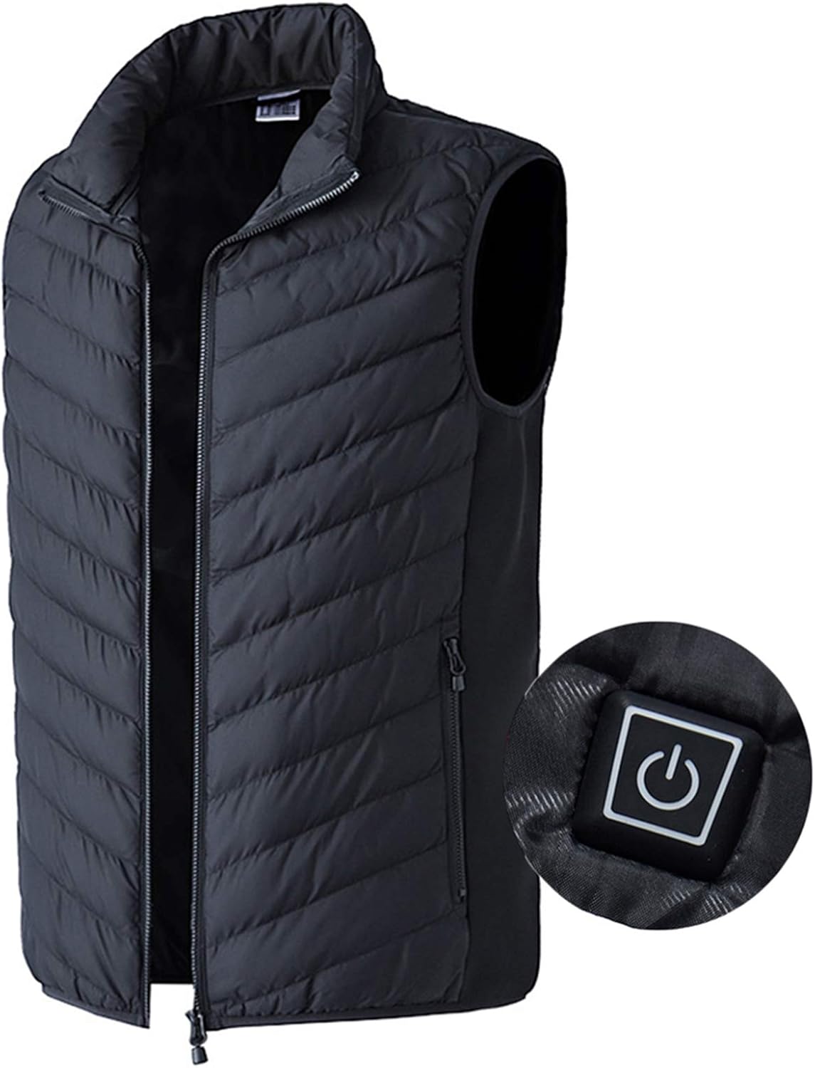 Anluomania Beheizbare Weste Herren/Damen - 5 Heizzonen Mit 3 Temperaturstufen USB