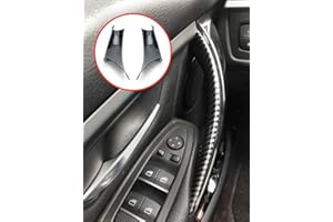 GEATaaT Gelunxin Door Pull Handle Cover for BMW 320,328,330,335,M3 2012-2018 & BMW 428, 435,M4 2014-2017 (Left Front+Right Front, Carbon Fiber)