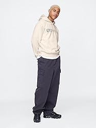 GAP mens Logo Fleece Hoodie Carls Stone XL