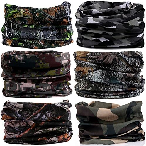 DEMIL6PCS/8PCS/12PCS Seamless Headband Bandanas Headwear for Men&Women Scarf