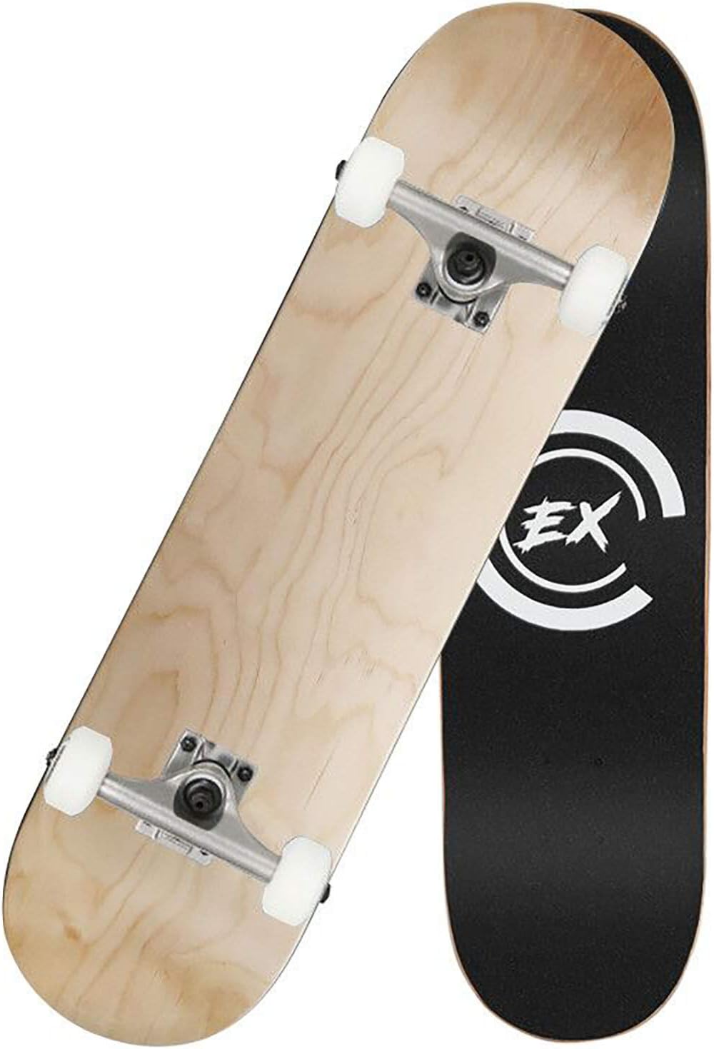 THMEX Pro Skateboards Completes Skateboard Skateboards and for Beginners 7 Layer Canadian Maple Double Kick Concave Standard and Tricks Skateboards for Kids , Beginners,and Adults