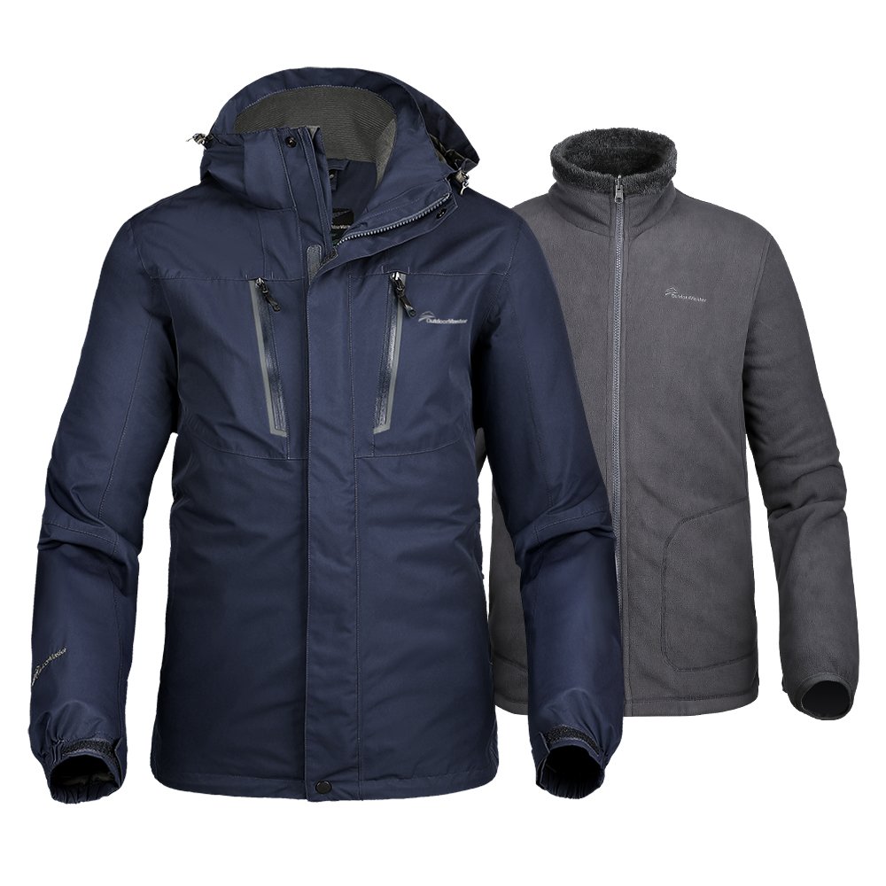 mens 3 in 1 ski jacket