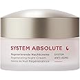 ANNEMARIE BÖRLIND - SYSTEM ABSOLUTE Regenerating Night Cream - Anti Wrinkle Moisturizer with Retinol, Aloe, Algae and Meadowfoam Extracts - Nourishes, Tones, and Hydrates - 1.69 Fl. Oz