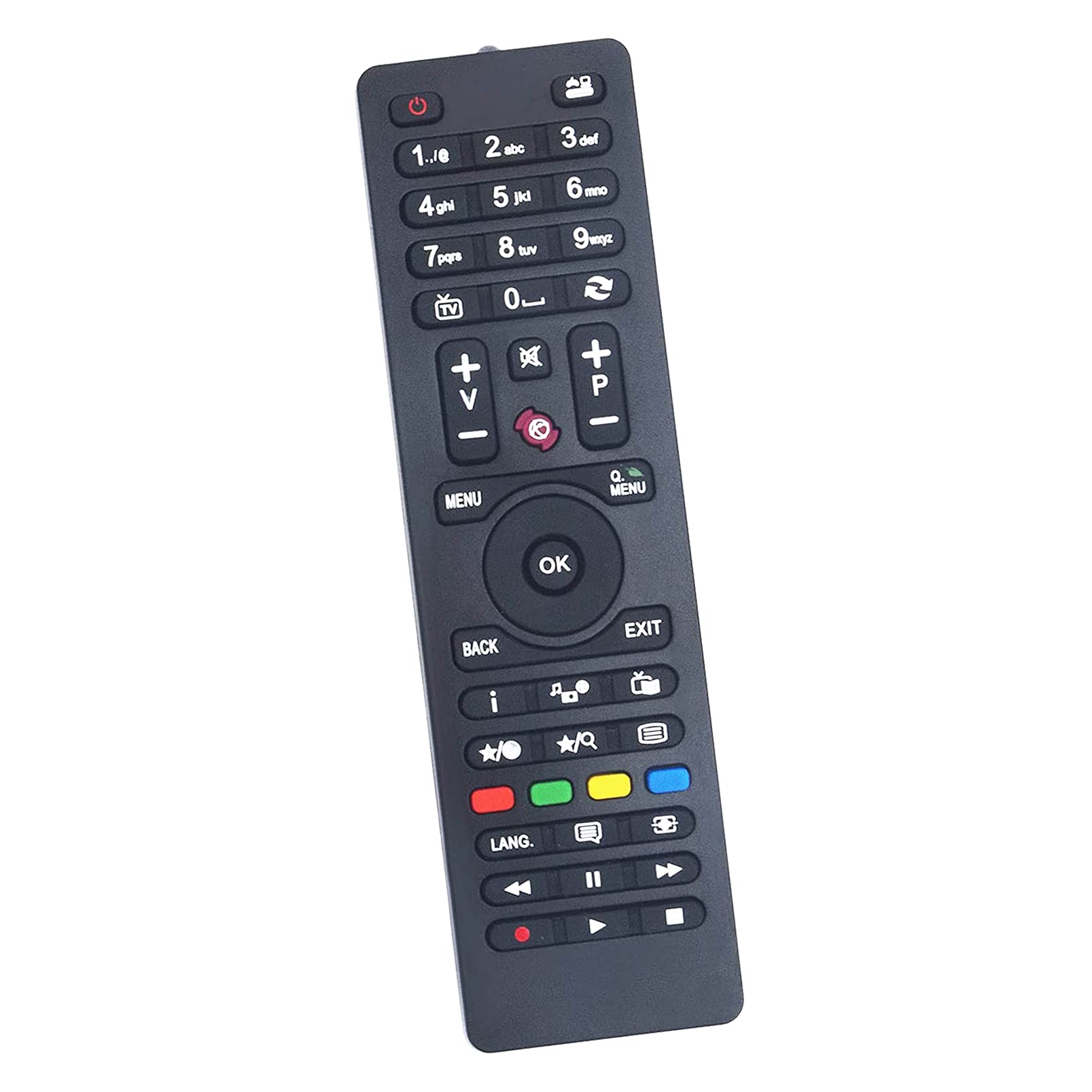 ALLIMITY Remote Control Replace fit for Dighome ALBA Logik Bush JVC RM-C3182 L24-C360 L24-HED15 L25-HEDW15 DLED40287FHD ELED40287FHDDVD DLED43287FHD DLED48287FHD 22276FHDELED 24180HDLED