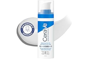 CeraVe Hyaluronic Acid Face Serum, Hydrating Serum for Face with Vitamin B5 & Ceramides, for Men & Women, Normal To Dry Skin.
