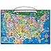 T.S. Shure Wooden Magnetic Map of the USA Puzzle