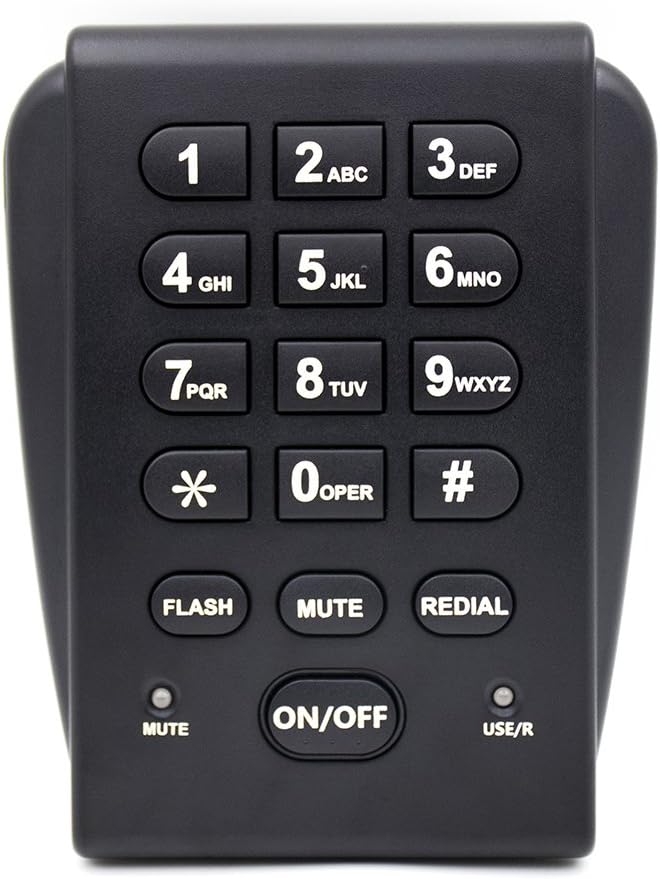 TelPal Dialpad Corded Telephone[Call Center] with Noise Cancelling RJ9