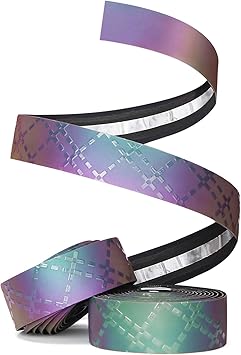 Amazon Cxwxc バーテープ ロードバイク 超オシャレ 滑りにくい 反射素材 衝撃吸収 耐久性 ロード ピスト ドロップハンドルバーテープ エンドキャップ エンドテープ付 2個セット Cx 87 Cxwxc スポーツ アウトドア