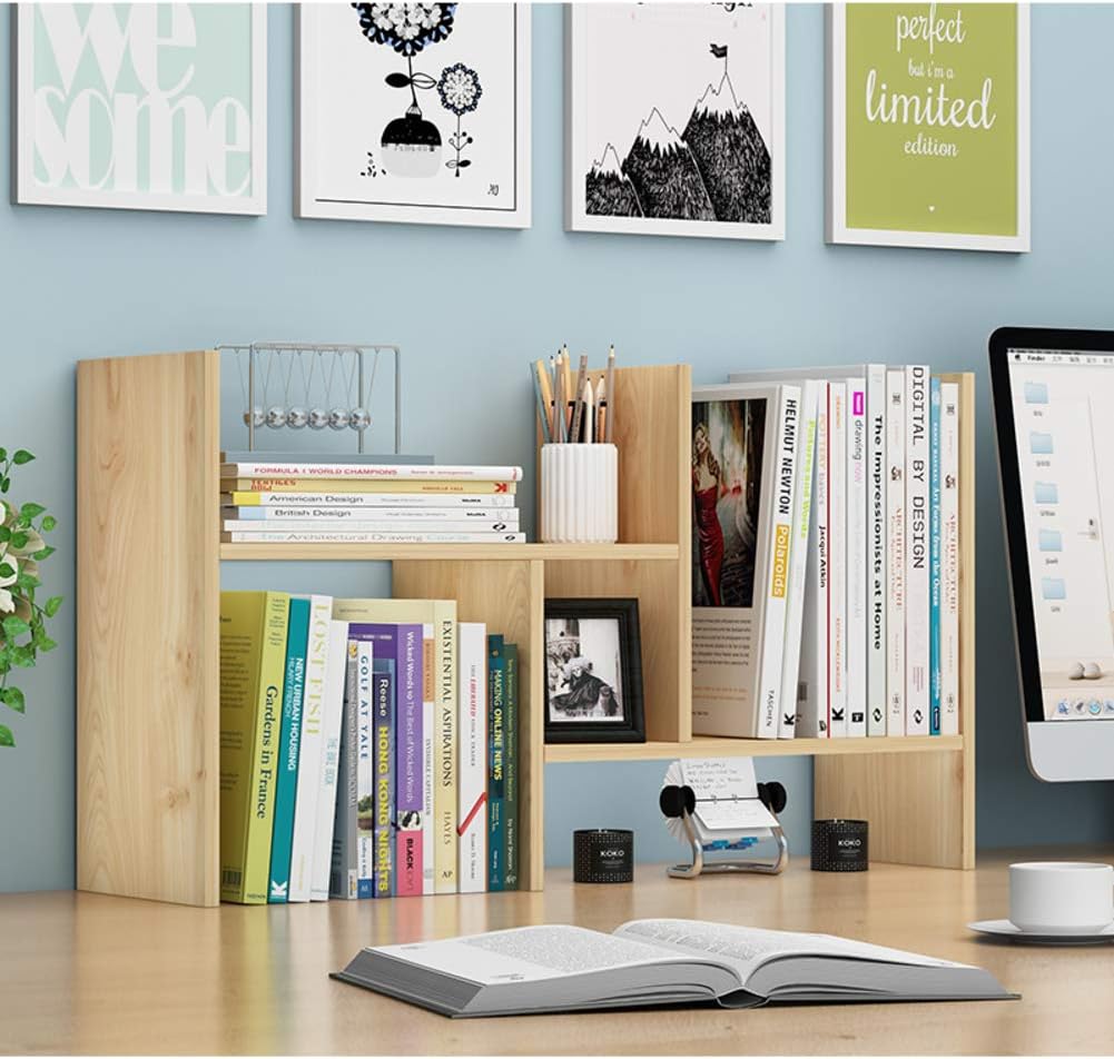 Expandable Desktop Shelf, Adjustable Free Standing Desk
