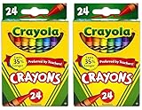 Crayola 24 Count Box of Crayons Non-Toxic Color