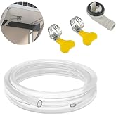 BOJACK 10ft Air Conditioner Drain Hose Kit, 3/5 inch Connector, Universal Mini-Split &amp; Window AC Unit, 10ft Hose, 1 Pack