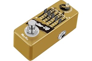 IOppWin Guitar Pedals, 5-Band Guitar Graphic Equalizer Pedal with Master Level Control - True Bypass & Metal Shell