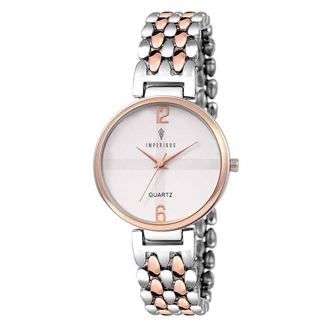 Imperious Analog White Dial Womens Watch - Imp-white104