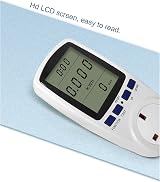 MFLABEL Power Meter Plug Energy Monitor UK 230V 13A Large LCD 7 Modes view 8