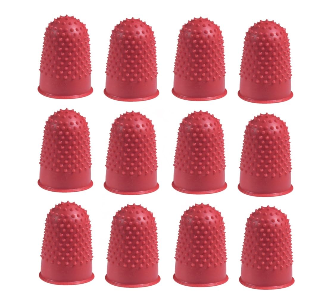 Q-Connect Thimblettes Size 00 Red (Pack of 12)