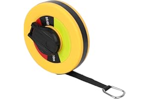 ZASCHMOY 10m Fiberglass Tape Measure - Professional Measuring Tool for Surveying Roads, Railways, Electricity & Construction,