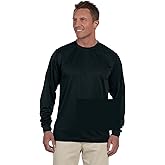Augusta Sportswear Moisture-Wicking Long-Sleeve T-Shirt, XL, BLACK