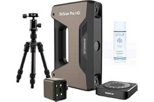 2024 EinScan Pro HD Handheld 3D Scanner with Industrial Pack & Color Pack HD, SolidEdge Shining3D CAD Software for Reverse Engineering, Healthcare, Manufacturing, Research, Art and Design