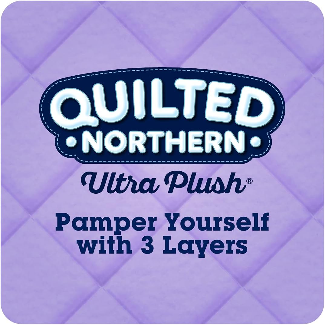 Quilted Northern Ultra PlushToilet Paper, 24 Mega Rolls = 96 Regular Rolls, 3-Ply Bath Tissue: Health & Personal Care