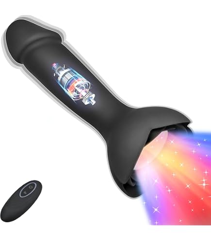 Plug Anal Vibrant Lumineux Avec Télécommande - Noir Silicone - Rechargeable USB