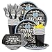 Costume SuperCenter Vintage Dude 40th Birthday Party Standard Tableware Kit Serves 8