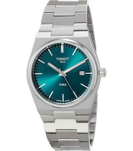Amazon.com: Tissot PRX Swiss Quartz Unisex Watch, Green Dial