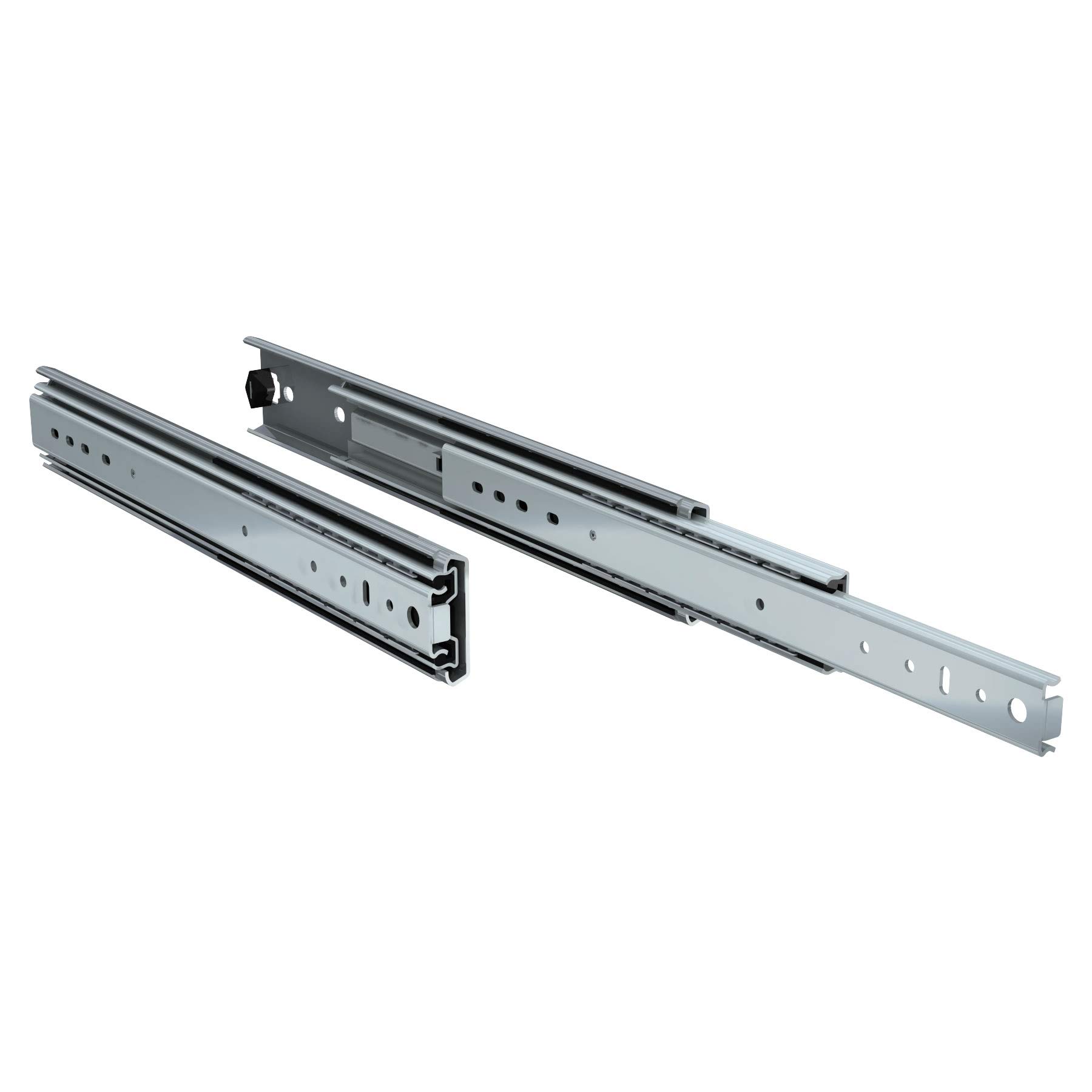 Photo 1 of TCH Hardware 16 Inch Heavy Duty 250 lb Steel Drawer Slides - 3/4" Wide - Full Extension with Over Travel | Side Mount Ball Bearing Drawer Rails