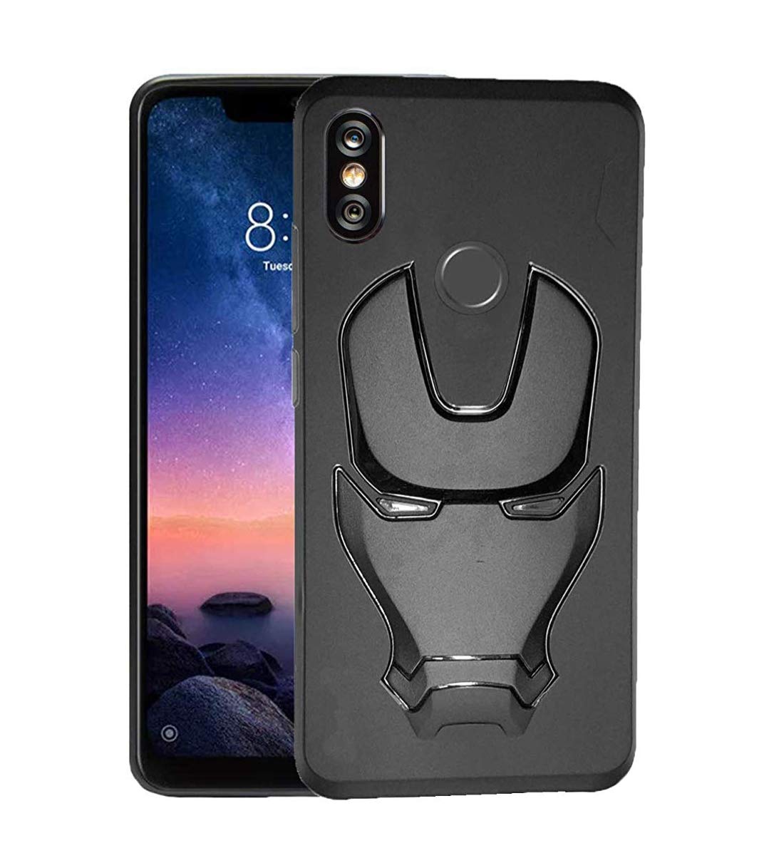 Iron Man Back Cover Nokia Plus Oem Your Logo Shock Proof Kickstand