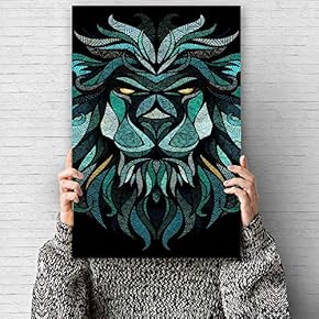 Canvas Wall Art Earth Painting Artwork for Home Prints Framed - 12x18 inches