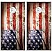 Cornhole Board Skin Wrap Decal - Vinyl Tournament Corn Hole Bean Bag Toss Sticker - Weather Resistant USA Flag Board Game - For Children Adults Colleges Festivals & Bars - 48.5