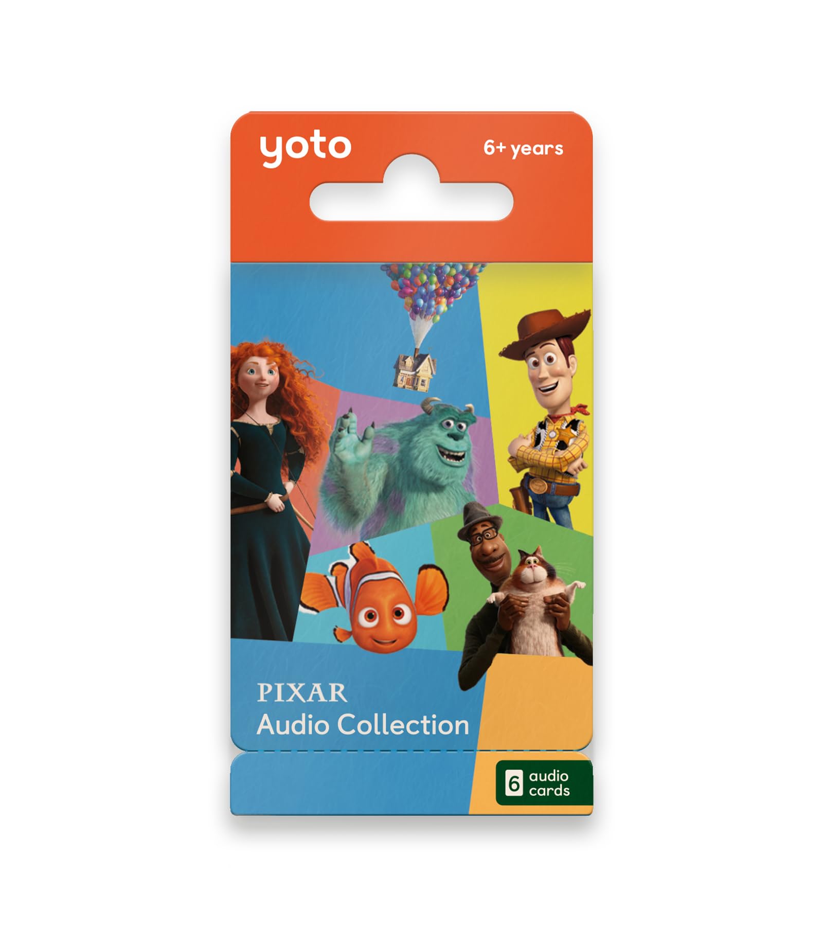 Yoto Disney Pixar Audio Collection – 6 Kids Audio Cards for Use with Yoto Player & Mini All-in-1 Audio Player, Educational Screen-Free Listening with Fun Playtime, Bedtime & Travel Stories, Ages 6+