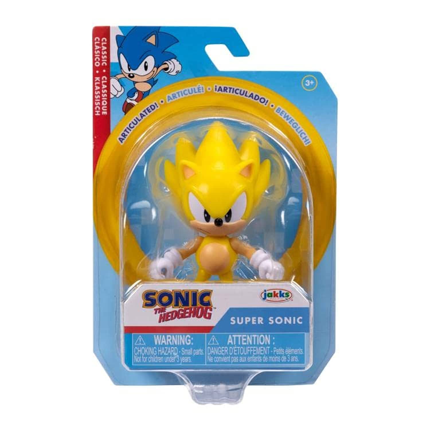 Sonic The Hedgehog - 6 cm articulated figure - Super Sonic