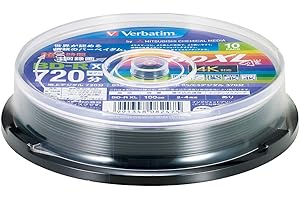 Verbatim Blu-ray Disc for 1-time Recording BD-R XL 100GB 10 Sheets White Printable Single-Sided 3-Layer 2-4x Speed VBR520YP10SV2