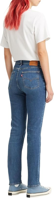 Femme Jeans 724 High Rise Straight, Blue Wave Mid, 27W / 30L — photo 2 sur 8