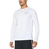 baleaf Men's Long Sleeve Running Shirts Quick Dry Workout Shirts Athletic T-Shirts Lightweight Soft Fishing Tee Tops