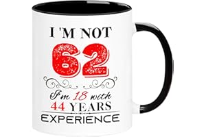 ERYUWOZA 1962 62th Birthday Mug for Women Men, Turning 62 Year Old Birthday Gifts for Mom, Dad, Grandma, Grandpa, Wife, Husband, Daughter, Sister, Best Friends, Coworkers, Her, Him, 11oz Coffee Cup