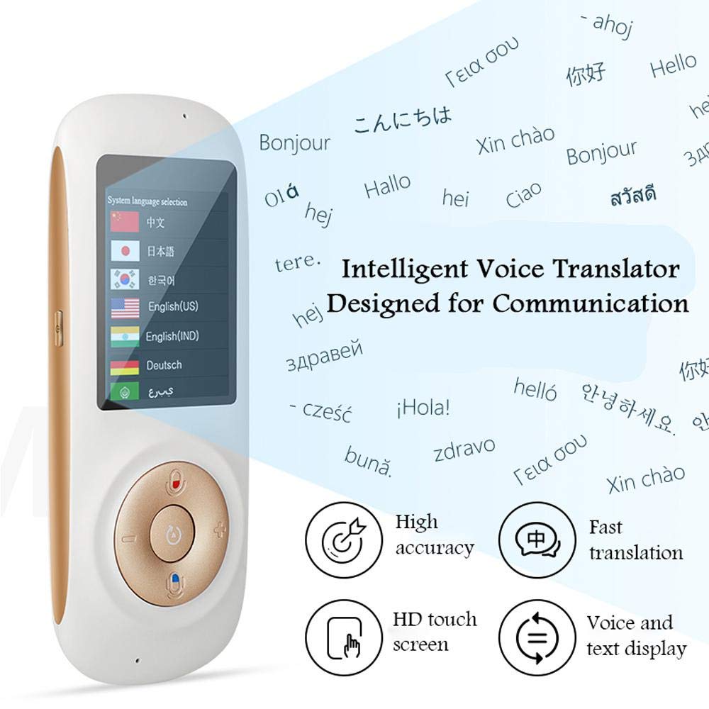 Peedeu traduttore simultaneo vocale Offline Portatile con Supporto Touch Screen ad Alta