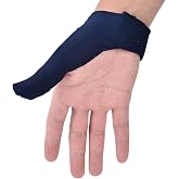 Fayelume Bowling Gloves, Bowling Thumb Sock, Bowlings Gloves Right Hand, for Men, Inside Thumb Hole, Healing, Fingers (Royal Blue)